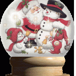 Gifs animados de navidad: Papa Noel 3