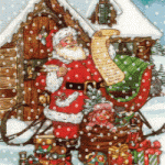 Gifs animados de navidad: Papa Noel 7