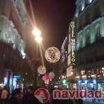 Calles de Madrid iluminadas por Navidad