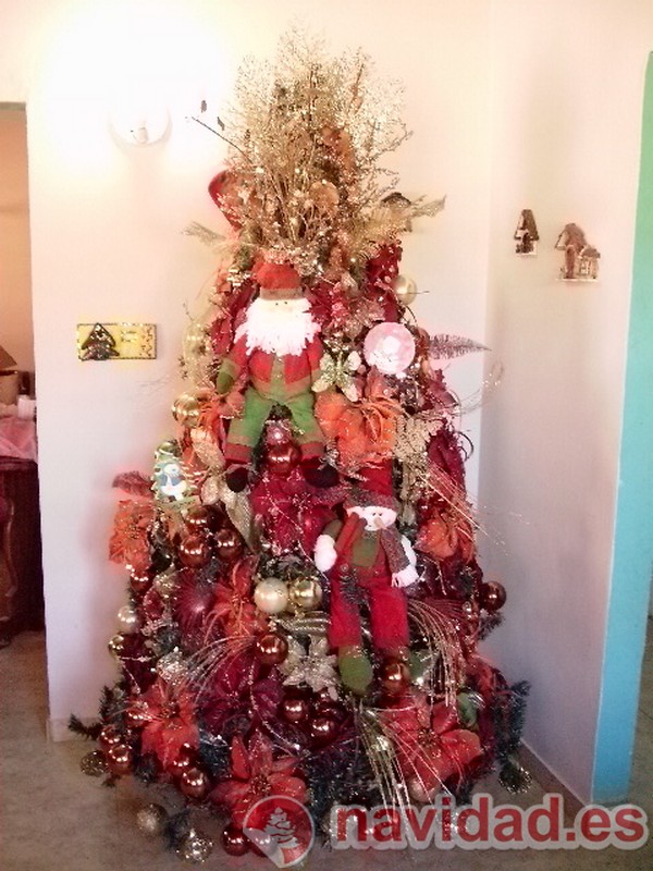 Decoración Árbol de Navidad iluminado