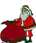 Papá Noel beso reno