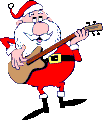 Papá Noel guitarra