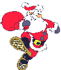 Papá Noel raquetas