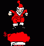 Papá Noel saltos