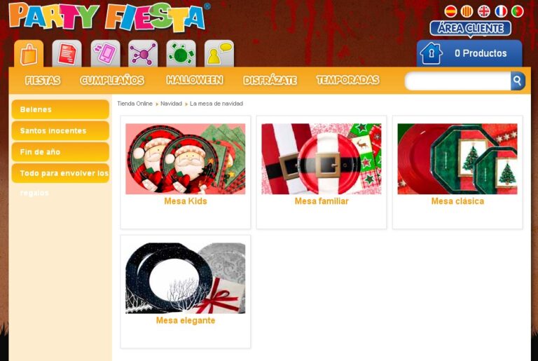 party fiesta para navidad