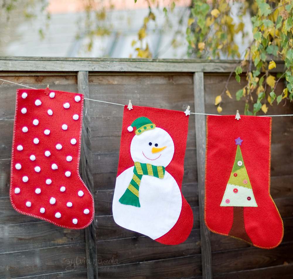 Descomponer oficial Sacrificio Manualidades navideñas: ¡ calcetines de Navidad de fieltro!