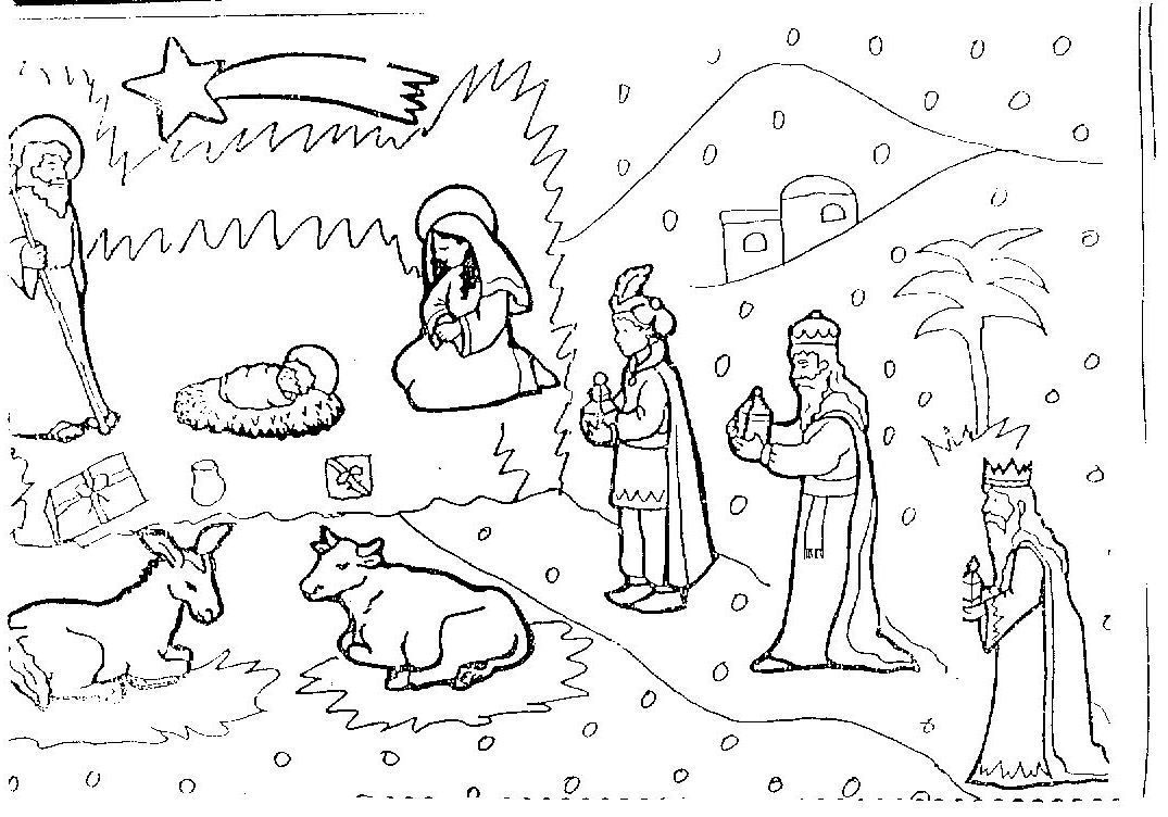 10 Dibujos De Reyes Magos Para Colorear