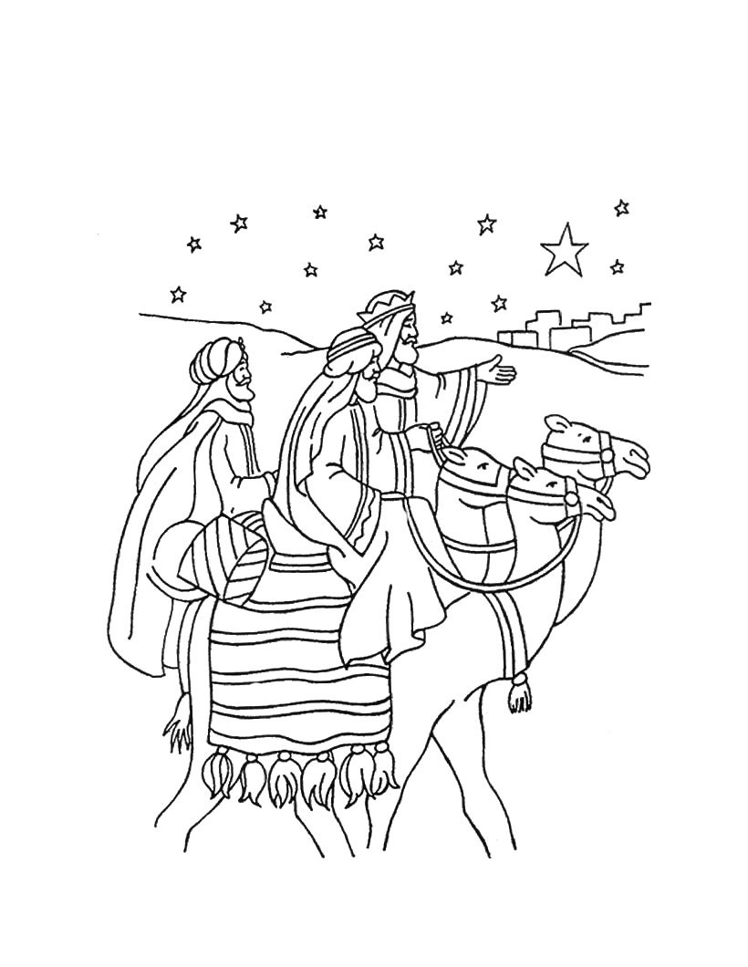 Dibujar a los Reyes Magos