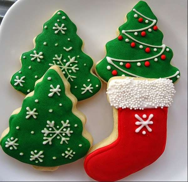 Recetas de Navidad - Galletas de mantequilla con forma de árbol de Navidad