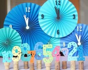 Decoración para despedir el año