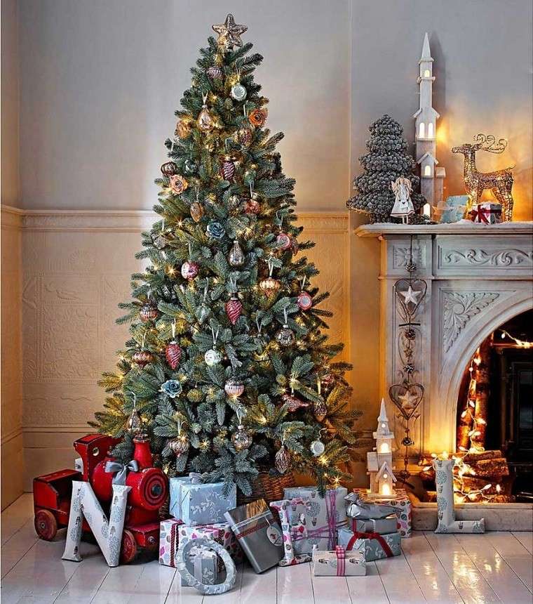 decoración vintage - El árbol de Navidad
