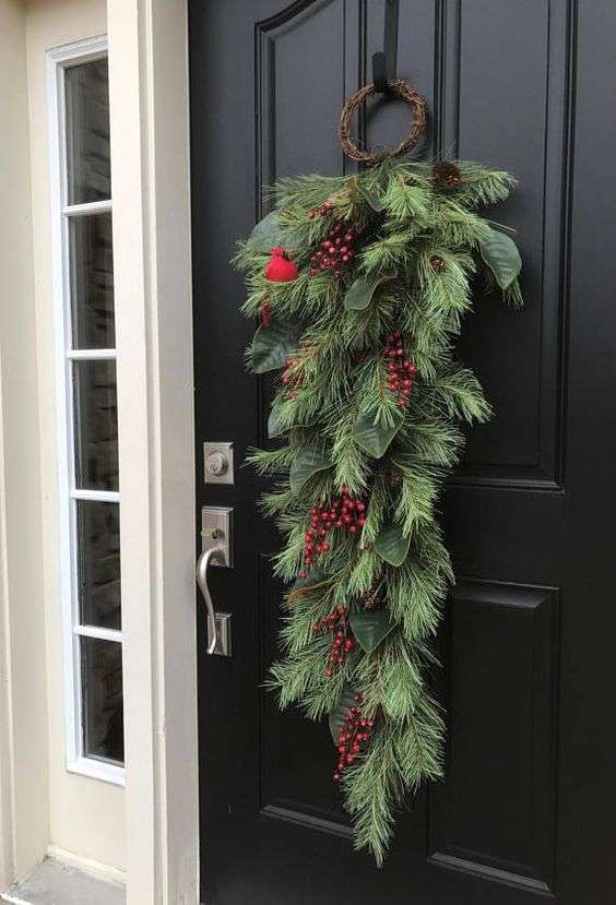 decorar la puerta de casa en Navidad III
