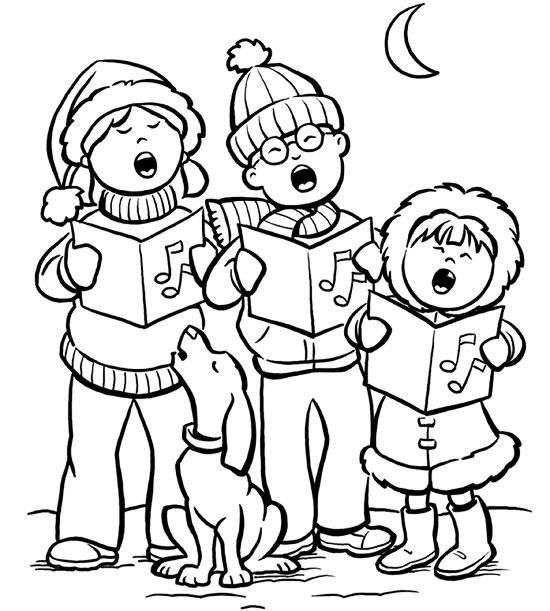 Dibujos de Navidad para imprimir y colorear con niños
