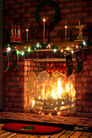 Chimeneas de Navidad para decorar y dar calor en fiestas 73