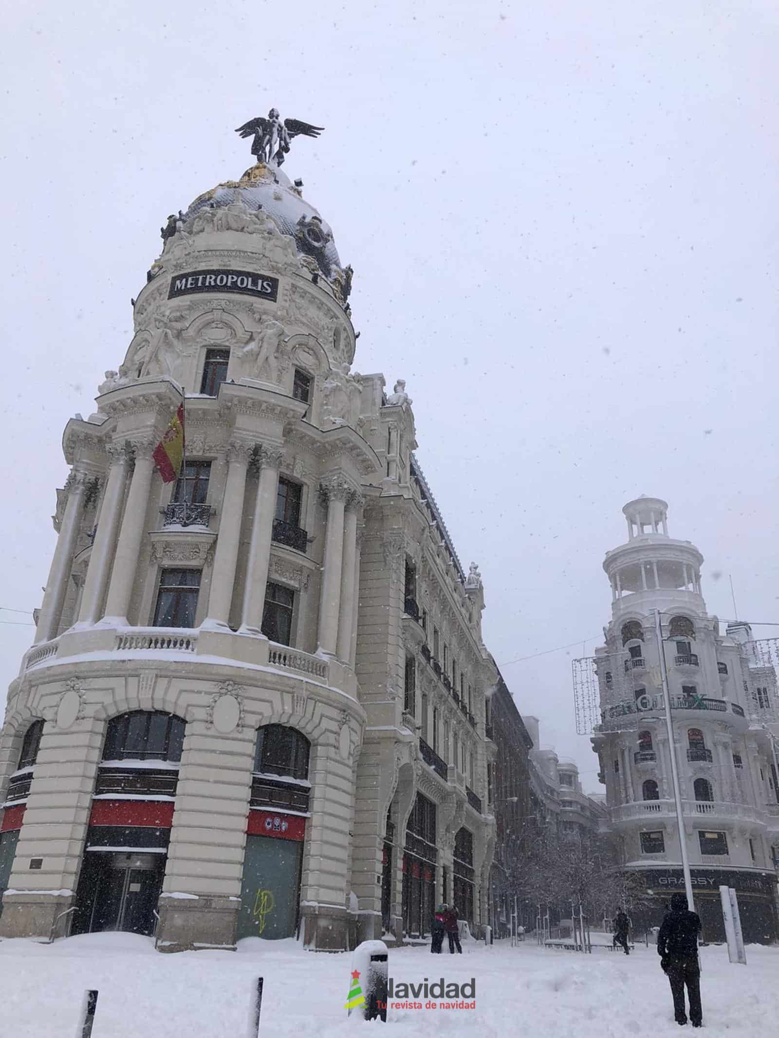 Fotografías de la nevada de enero en Madrid (España) 17