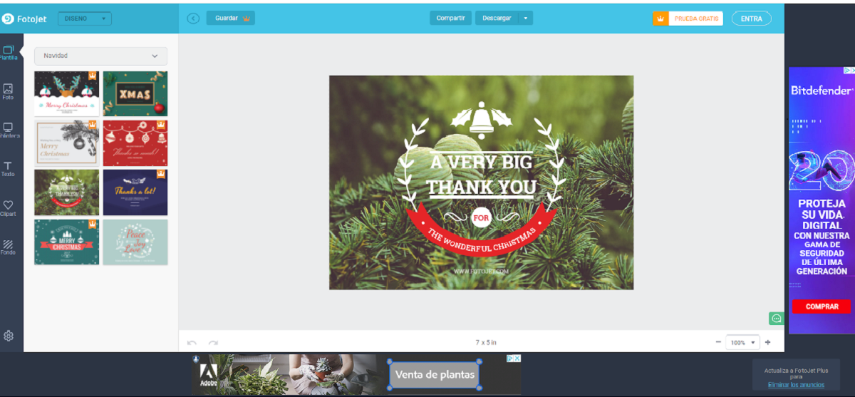 Webs para crear felicitaciones de Navidad personalizadas 5