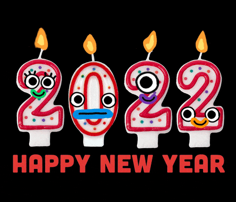 Los mejores Gifs animados para desear un Feliz Año 2022 16