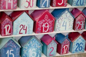 Cómo hacer un calendario de Adviento casero.