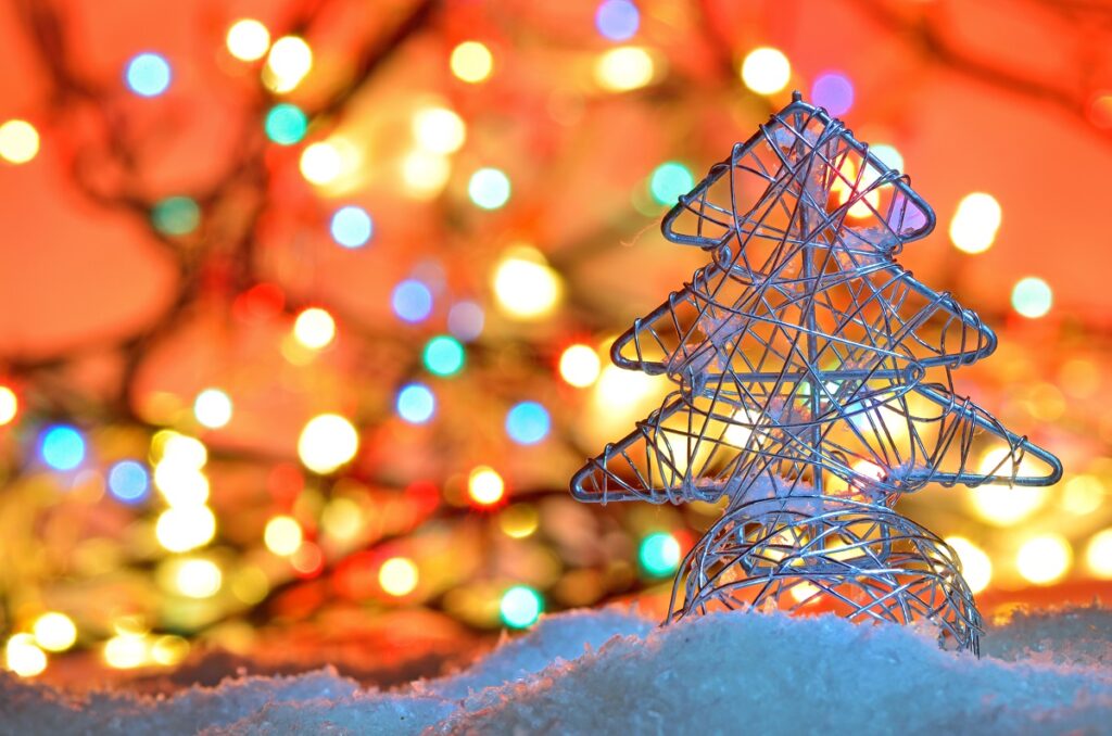 árbol de navidad original alambre