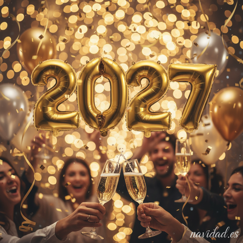 Imágenes para felicitar el Año Nuevo 2027 por WhatsApp 1 Imagen Feliz Año Nuevo 2027