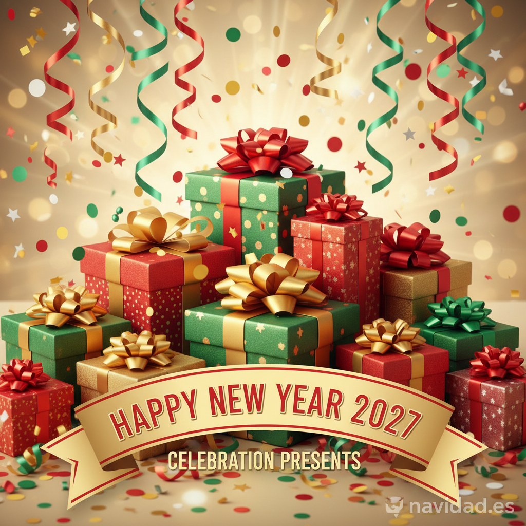 Imágenes para felicitar el Año Nuevo 2027 por WhatsApp 8 Imagen Feliz Año Nuevo 2027