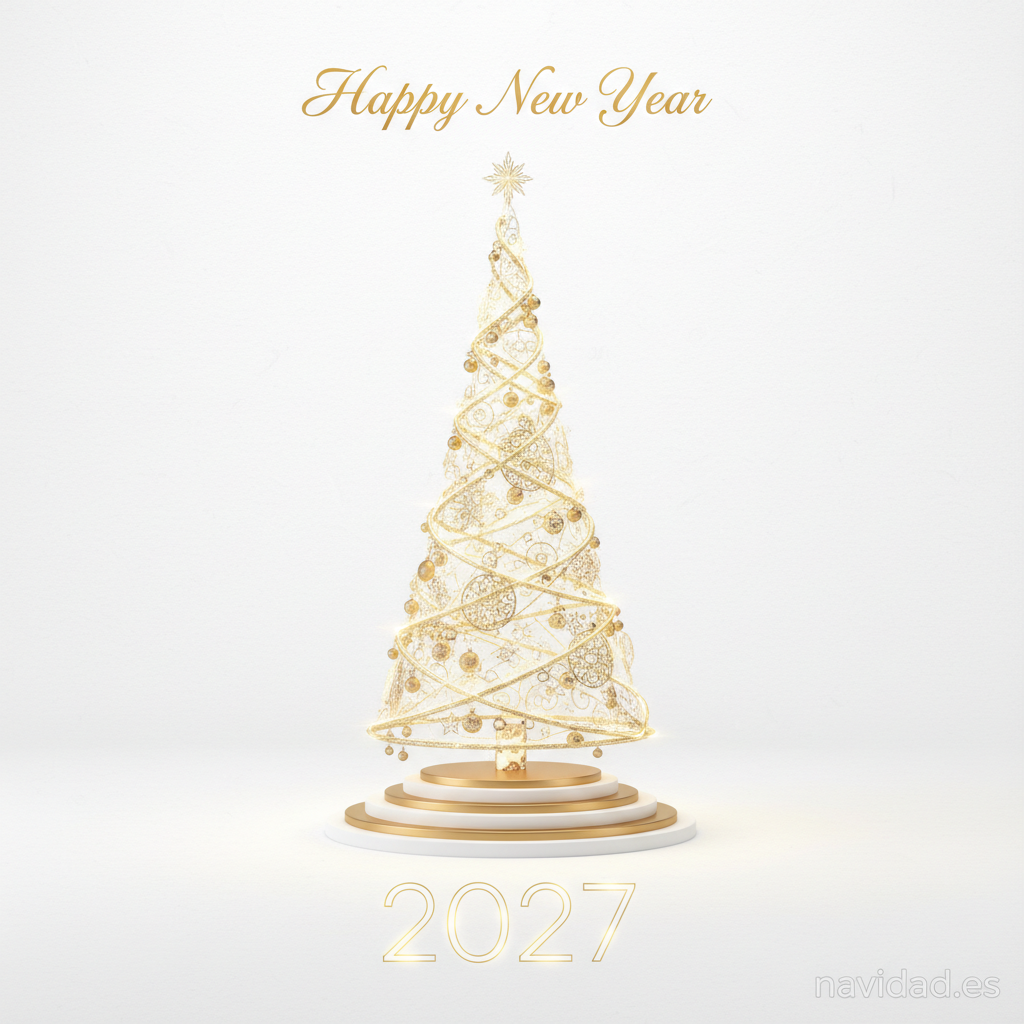 Imágenes para felicitar el Año Nuevo 2027 por WhatsApp 9 Imagen Feliz Año Nuevo 2027