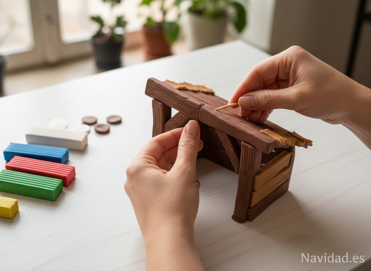 Cómo hacer un belén de plastilina paso a paso: tutorial completo para niños 2 Paso a paso para hacer figuras del belén con plastilina: pesebre, Niño Jesús, María y José