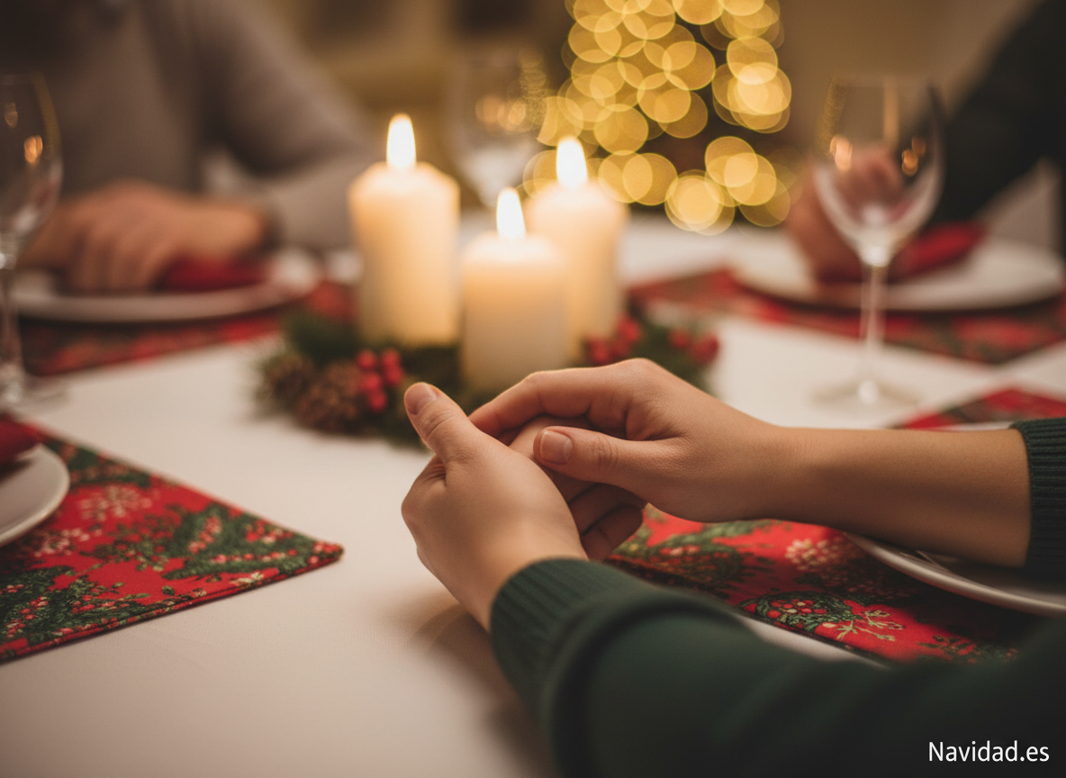 Frases de Navidad para reflexionar: las más bonitas y emotivas 2 Manos unidas en familia en Navidad, símbolo de reflexión y amor