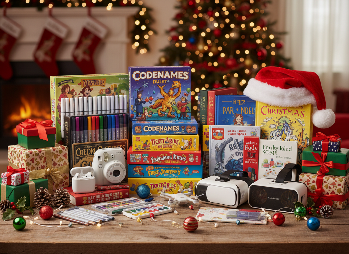 Ideas para Regalar a Niños de 11 y 12 Años: Guía de Regalos Navidad 2026 2 Selección de regalos de Navidad para preadolescentes: juegos de mesa, libros y manualidades