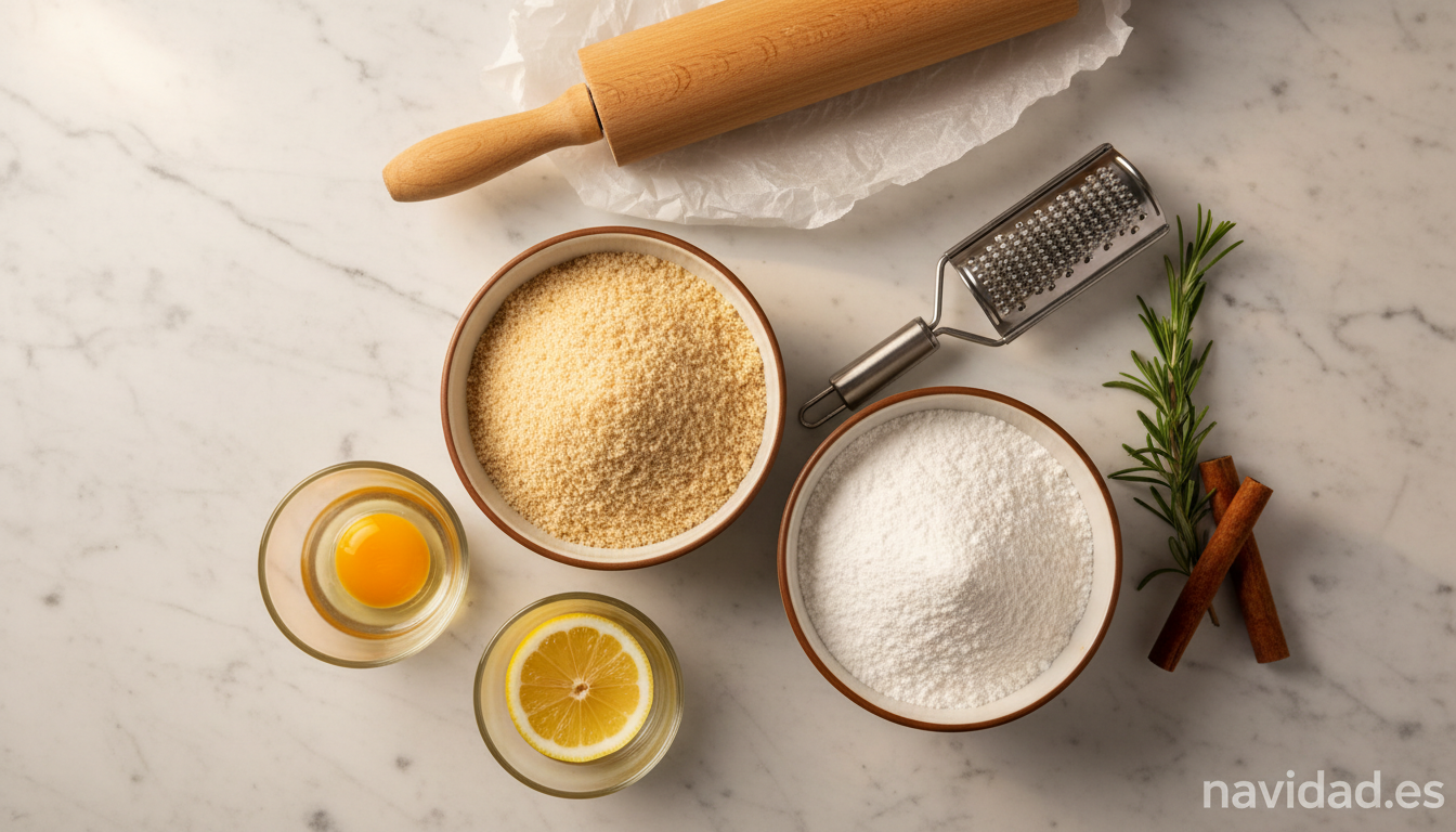Mazapán dulce casero: receta tradicional navideña paso a paso 2 Ingredientes del mazapán casero: almendra molida, azúcar glas, clara de huevo y ralladura de limón