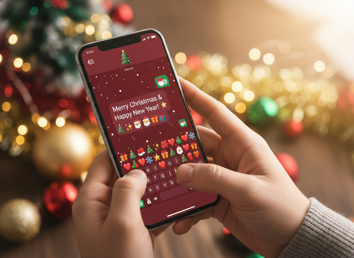 Mensajes de Navidad por WhatsApp desde el móvil en 2026