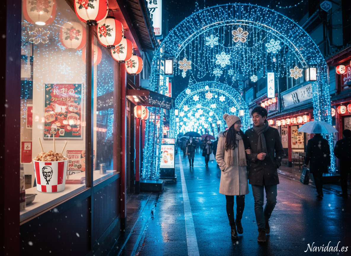 Navidad en Japón: iluminaciones navideñas y tradiciones japonesas de Kurisumasu