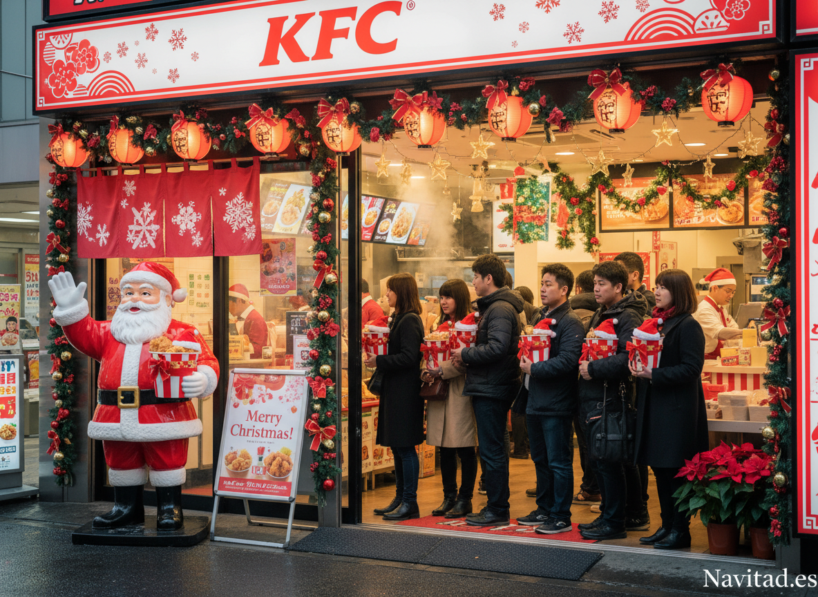 KFC en Navidad en Japón: la tradición del pollo frito en Nochebuena
