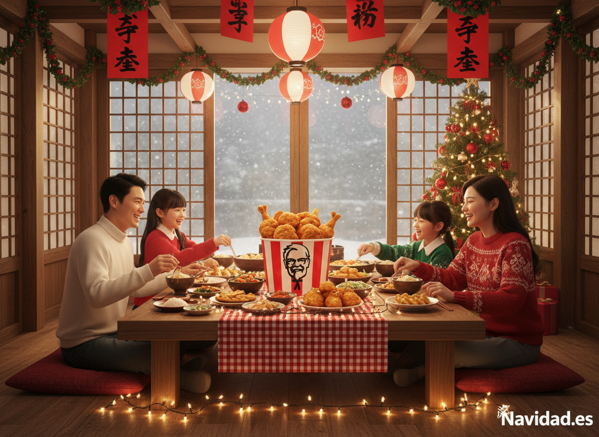 Navidades sorprendentes: las tradiciones más curiosas del mundo 2 Tradición navideña en Japón: la cena de KFC en Navidad