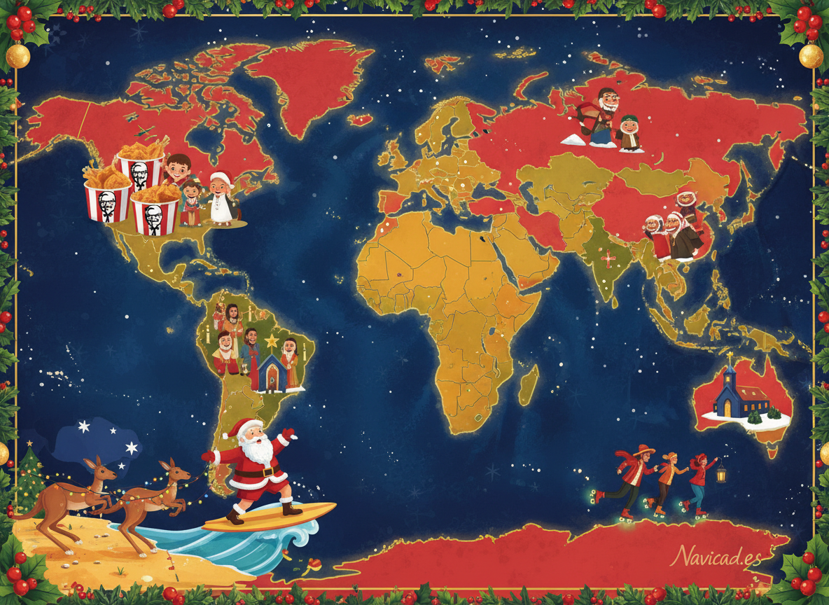 Navidades sorprendentes: las tradiciones más curiosas del mundo 1 Navidades sorprendentes del mundo: tradiciones curiosas de diferentes países