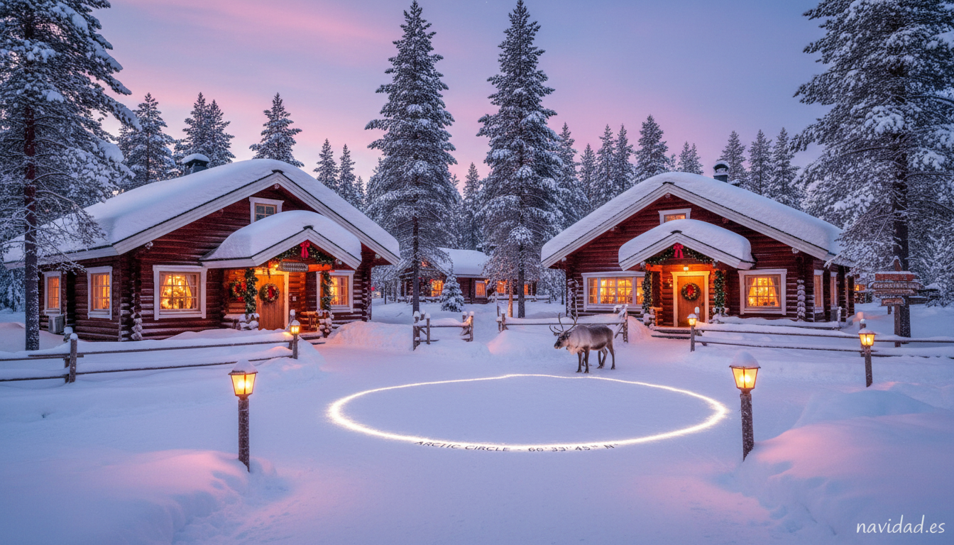Santa Claus Village en Rovaniemi, el pueblo oficial de Pap&aacute; Noel en Laponia