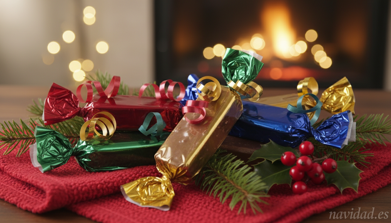 Turrón de chocolate y nueces casero: receta fácil y rápida 2 Turrón de chocolate casero envuelto en celofán como regalo navideño