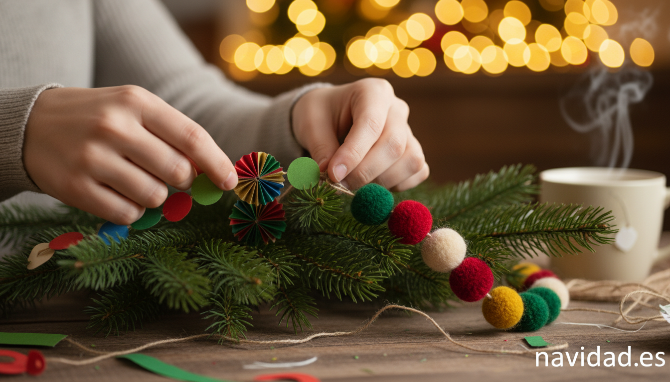 Guirnaldas para el árbol de Navidad: ideas y cómo hacerlas tú mismo 1