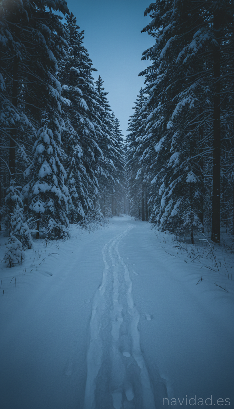 Fondos de móvil con paisajes nevados para Navidad 2026 5 Fondos de móvil con paisajes nevados para Navidad 2026 5