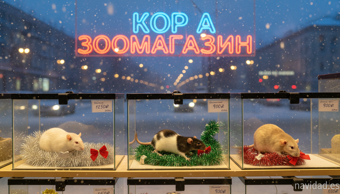 Mascotas como regalo de Navidad: la moda rusa de la rata 1