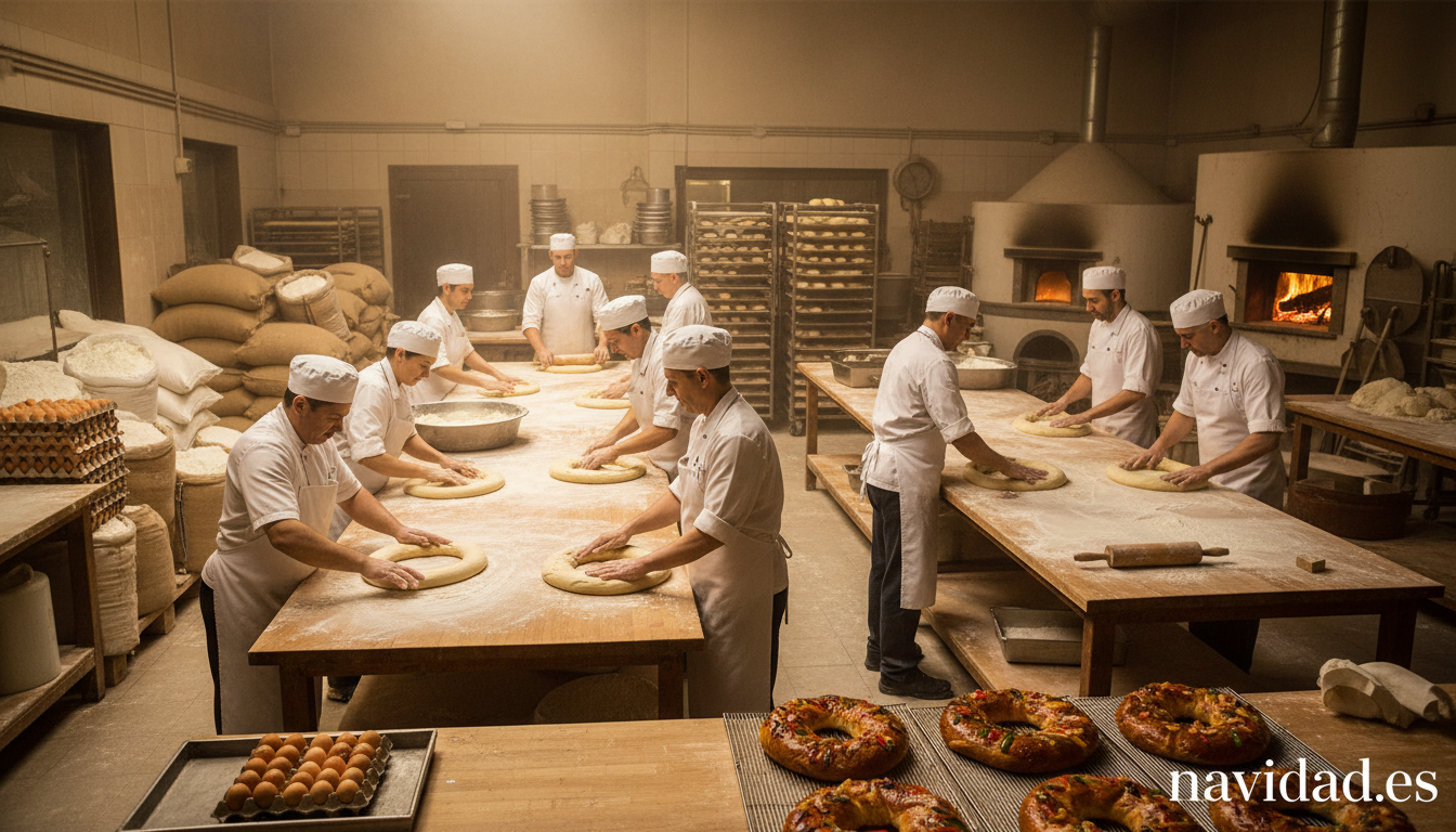 El roscón más grande del mundo: Bilbao y sus 2.275 kilos 1
