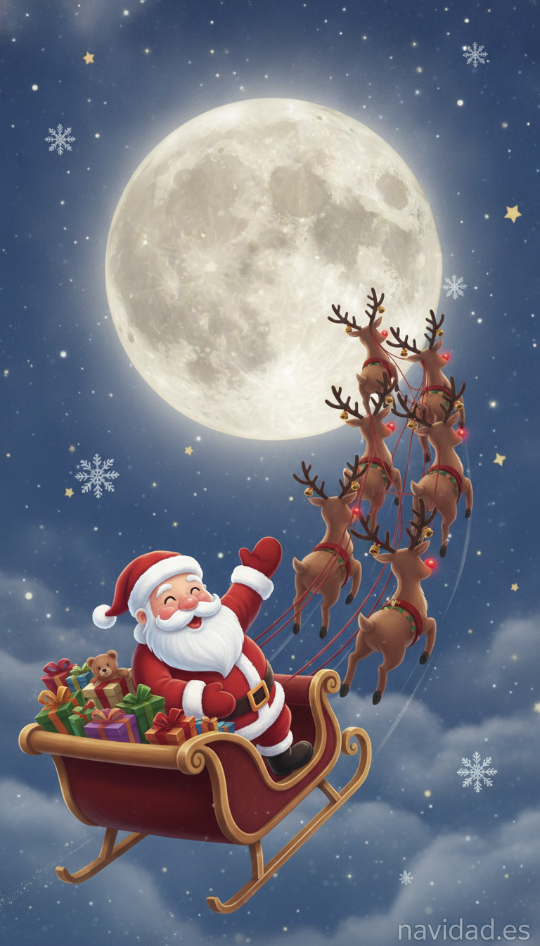 Fondos de pantalla navideños divertidos de Papá Noel 2026 2