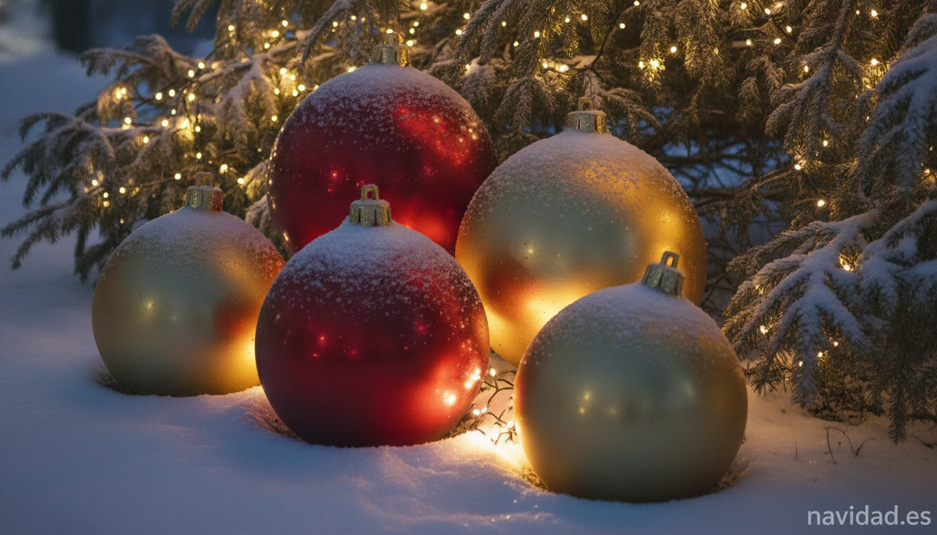 Adornos navideños gigantes para el exterior de tu casa 1