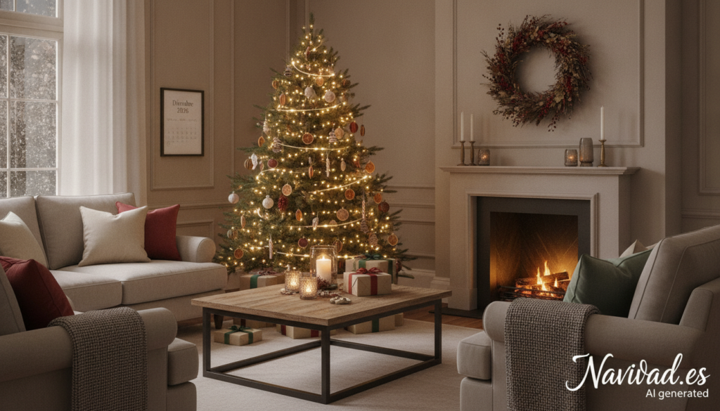 Cómo decorar tu casa en Navidad 2026: ideas cálidas y sostenibles 1 decorar tu casa en navidad